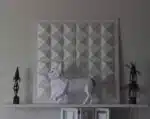 Papercraft di bouledogue francese in origami 3D