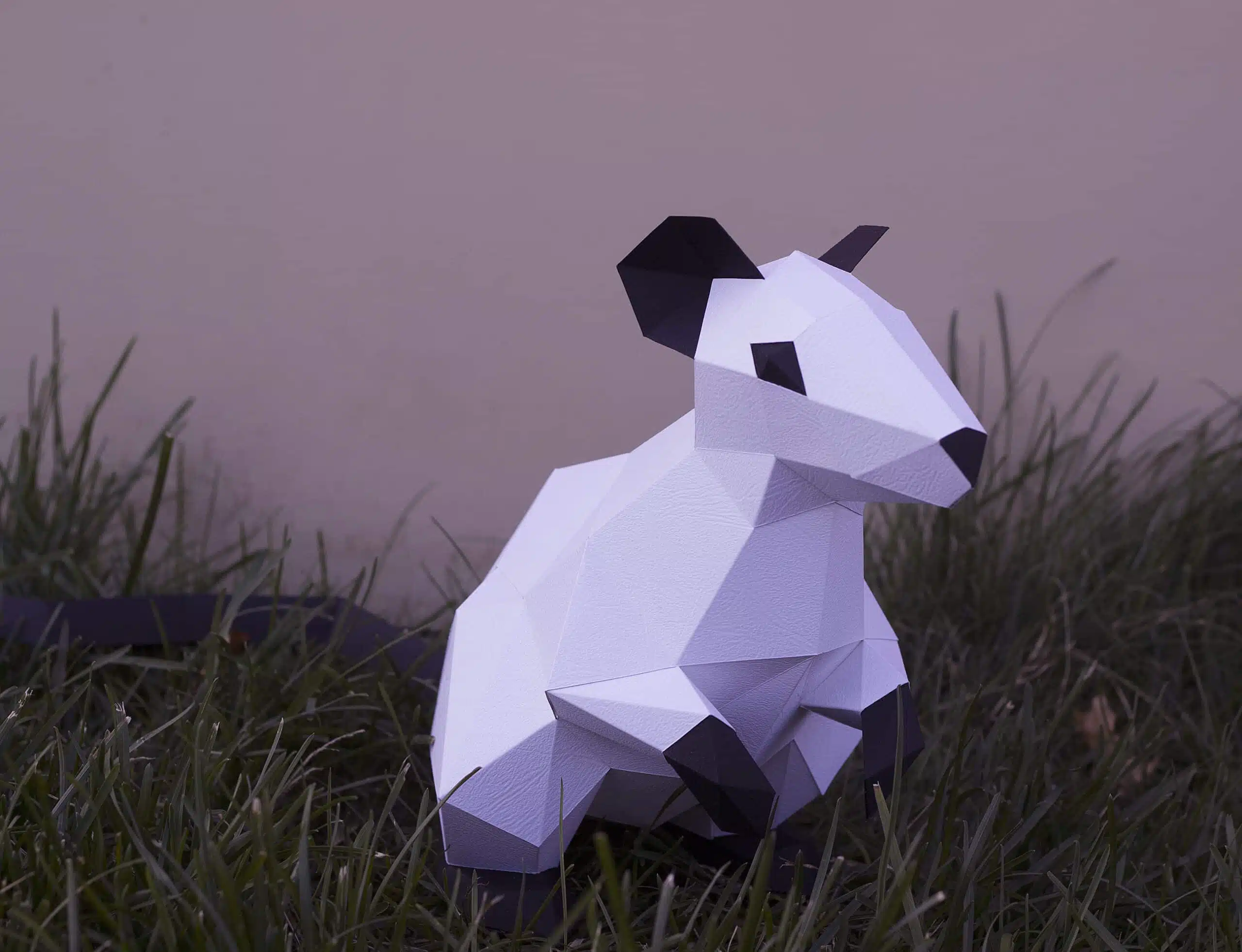 Rat papercraft 3D origami, weergave 6