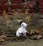 Papercraft of rat in 3D origami