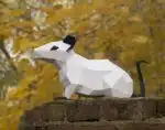 Origami 3D rat voor Chinees Nieuwjaar, weergave 2