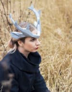 Papercraft Hirschgeweih aus Origami 3D