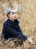 Papercraft Hirschgeweih aus Origami 3D