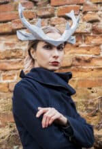 Papercraft Hirschgeweih aus Origami 3D