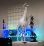 Papercraft di giraffa per bambini in origami 3D
