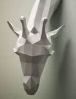Papercraft de jirafa en origami 3D