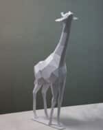 Papercraft di giraffa per bambini in origami 3D