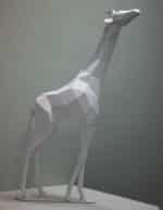 Papercraft di giraffa per bambini in origami 3D