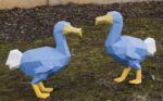 Papercraft di dodo in origami 3D
