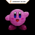 Kirby papercraft 3D, weergave 2