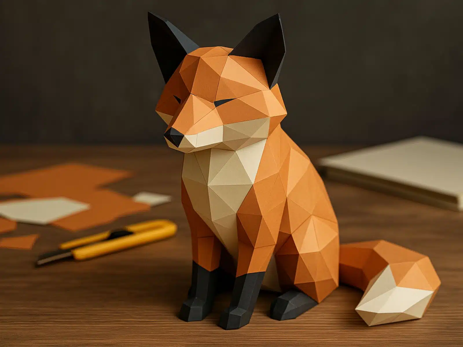 Le papercraft 3D : l’art de transformer le papier en sculptures captivantes