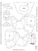 Papercraft de pingouin jouet en origami 3D
