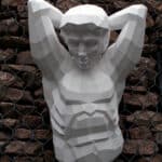 Papercraft de Atlas em origami 3D