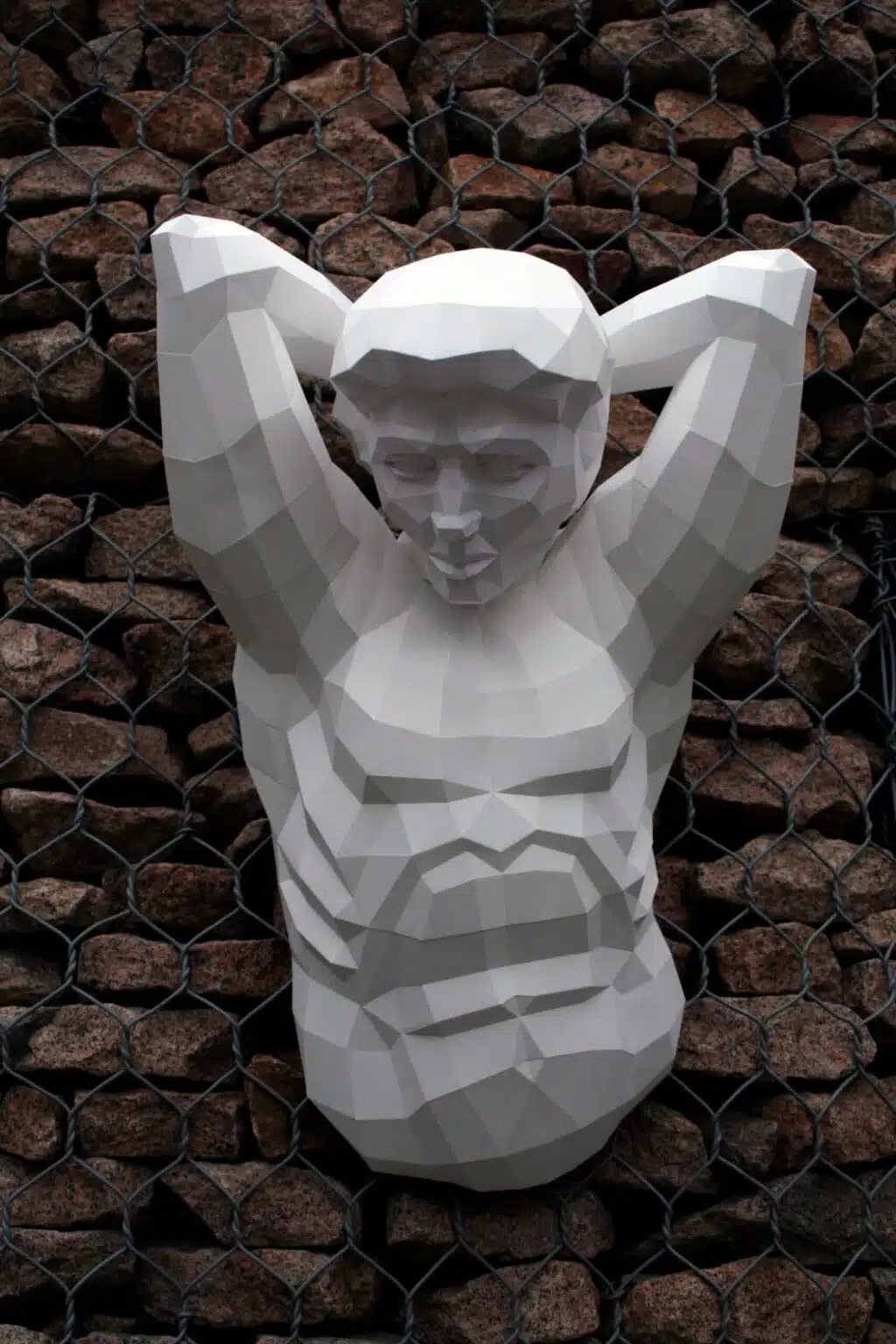 Atlas 3D origami papercraft, weergave 3