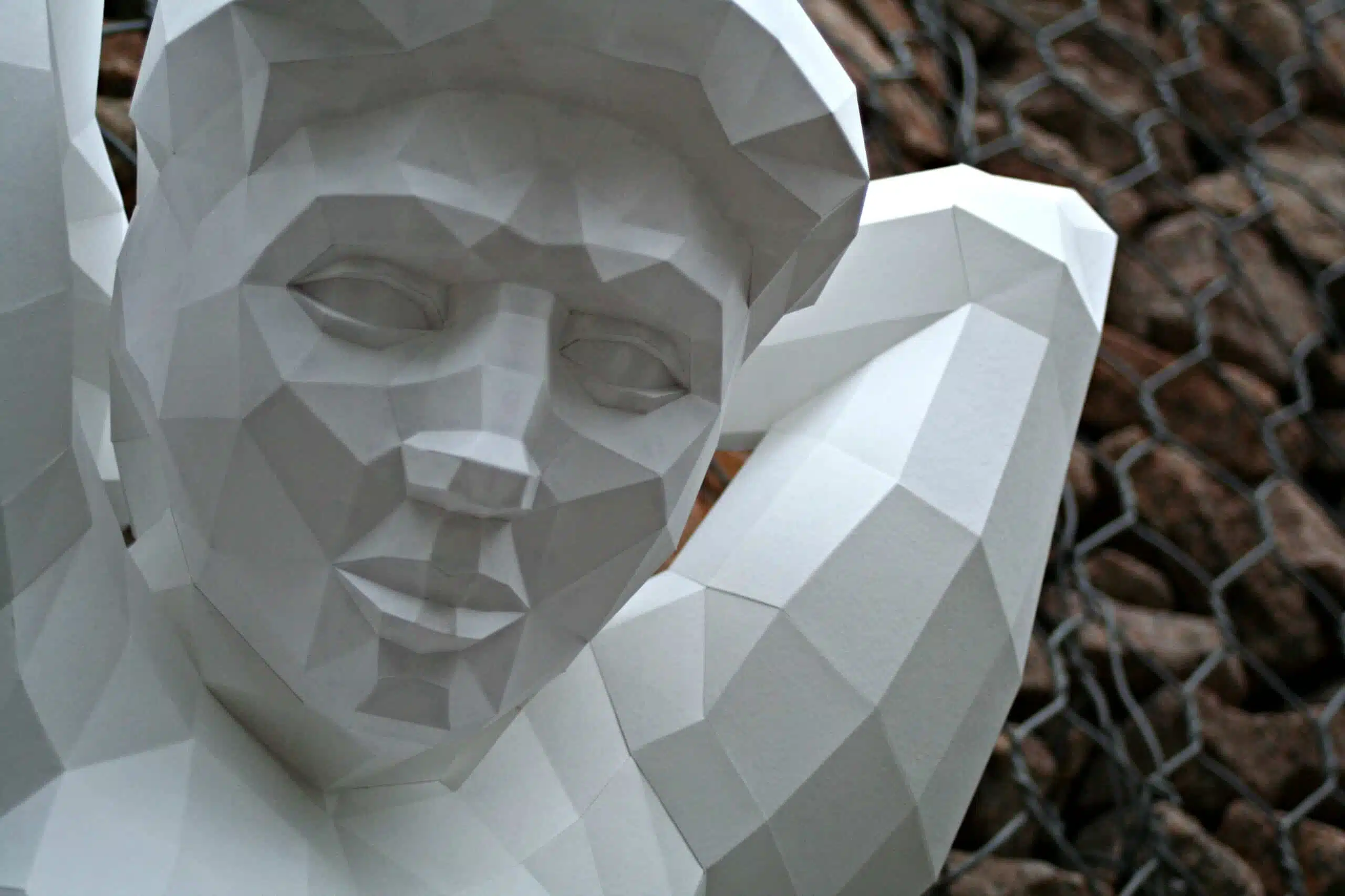 Papercraft d'Atlas en origami 3D, vue 12