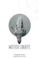 Giraf moeder en kind papercraft, weergave 2