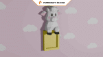 Papercraft de mouton en origami 3D
