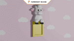 Papercraft de mouton en origami 3D