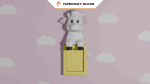 Papercraft de mouton en origami 3D