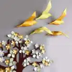 Papercraft 3D roze vliegende vogels origami, weergave 10