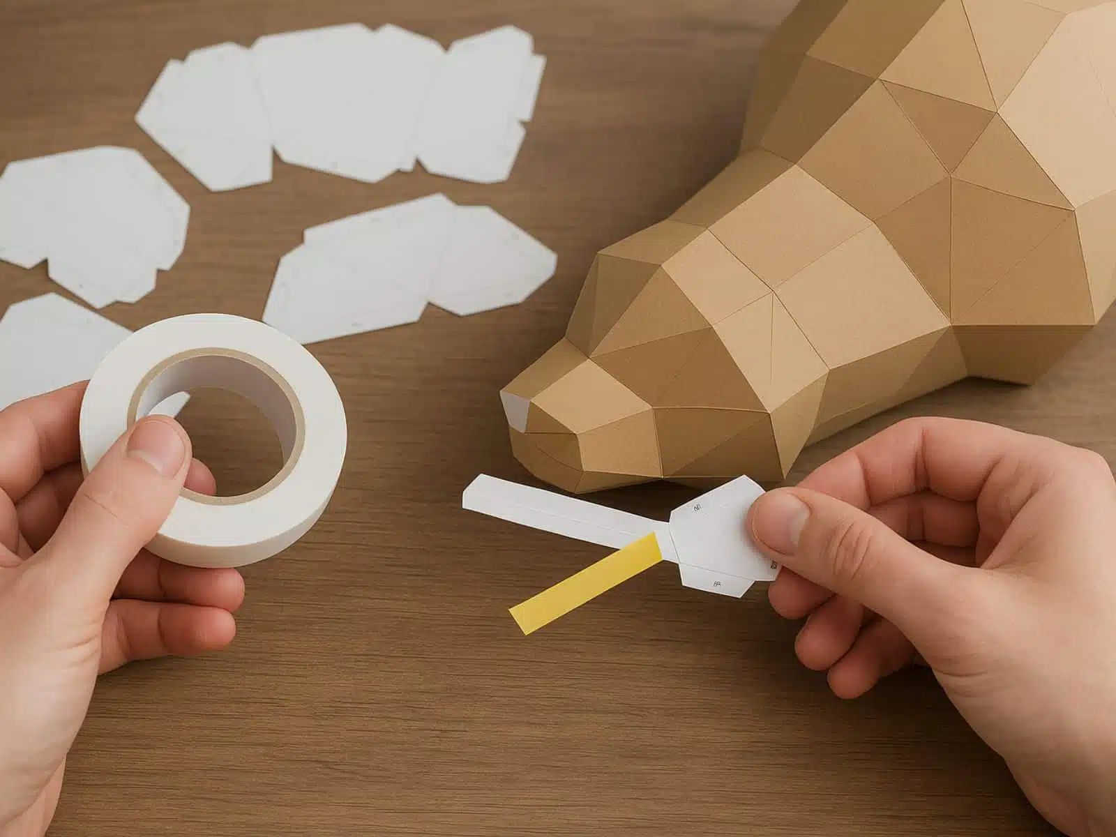 Quel adhésif choisir pour ses projets de papercraft 3D ?