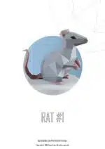 Origami 3D rat voor Chinees Nieuwjaar, weergave 4