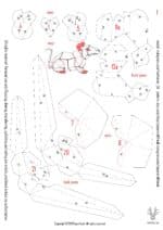 Papercraft de rat pour nouvel an chinois en origami 3D