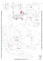 Papercraft de rato para o Ano Novo Chinês em origami 3D