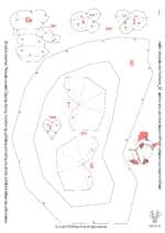 Papercraft de rato para ano novo chinês em origami 3D