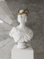 Papercraft deer antler crown in origami 3D