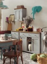 Papercraft elephant head in origami 3D