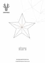 Papercraft de lua mural em origami 3D