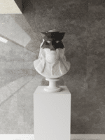 Papercraft de masque de loup en origami 3D