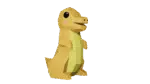 Papercraft dinosaurus, weergave 2