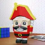 Casse-nootmuskaartpapercraft 3D, weergave 2