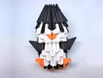 Kit d'origami 3D pingouin