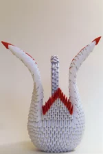 Kit d'origami 3D cygne