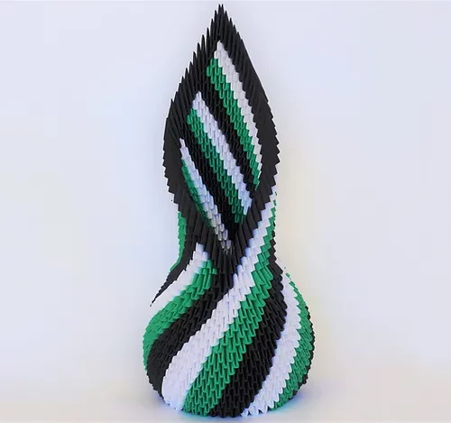 Kit d'origami vase Boréal