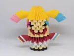 Papercraft de Harley Quinn en origami 3D