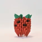 Kit de origami 3D de fresa