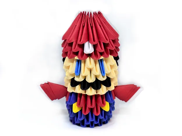 Papercraft di Mario in origami 3D Papercraft di Mario in origami 3D