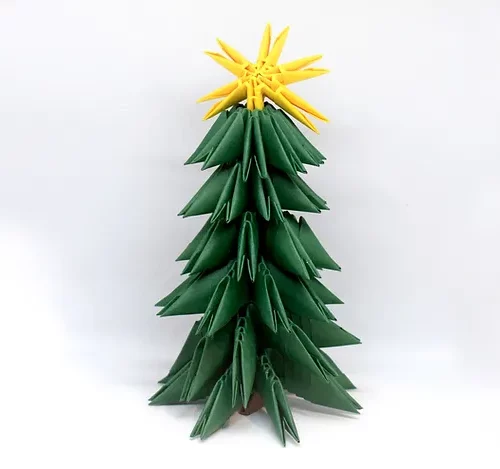 Kit d'origami de sapin