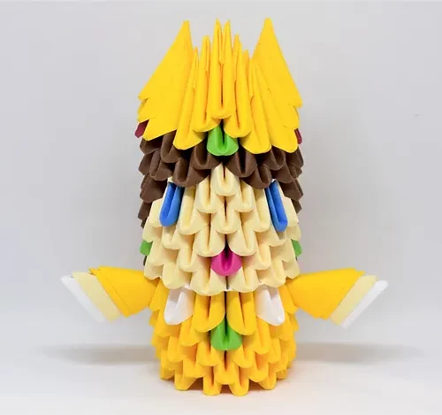 Kit d'origami 3D pingouin