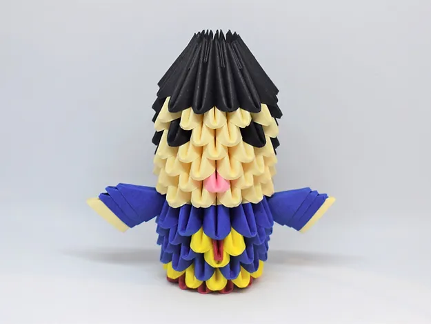 Papercraft of Superman in origami 3D Papercraft of Superman in origami 3D