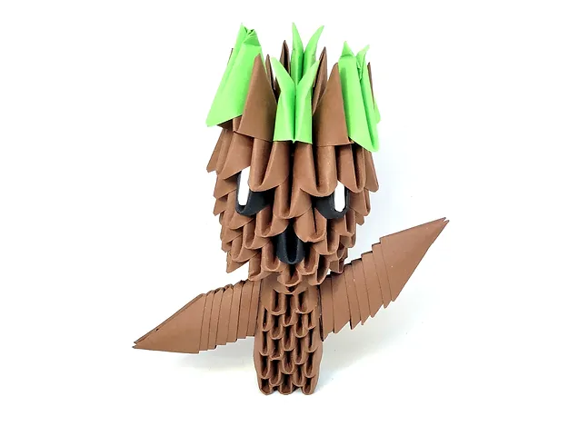 Kit d'origami de Baby Groot Kit d'origami de Baby Groot