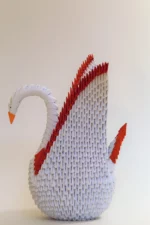 Kit d'origami 3D cygne
