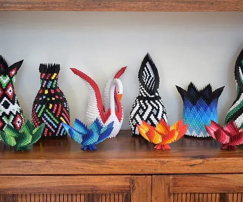 Kit d'origami de vase Inca