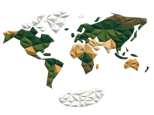 Carte du monde en papercraft 3D Carte du monde en papercraft 3D