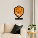 Basketbalmuurlijst in papercraft 3D, 3D-model