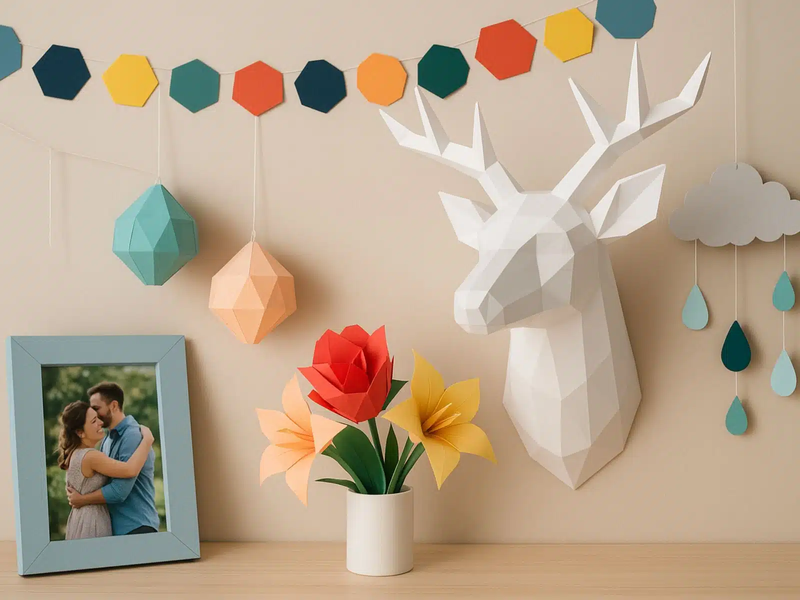 Créer des décorations instantanées et élégantes grâce au Papercraft 3D