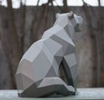 Urso em papercraft 3D para montar